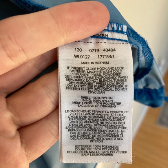 Columbia Rain Jacket Blue Hooded Small - Picture 4 of 8